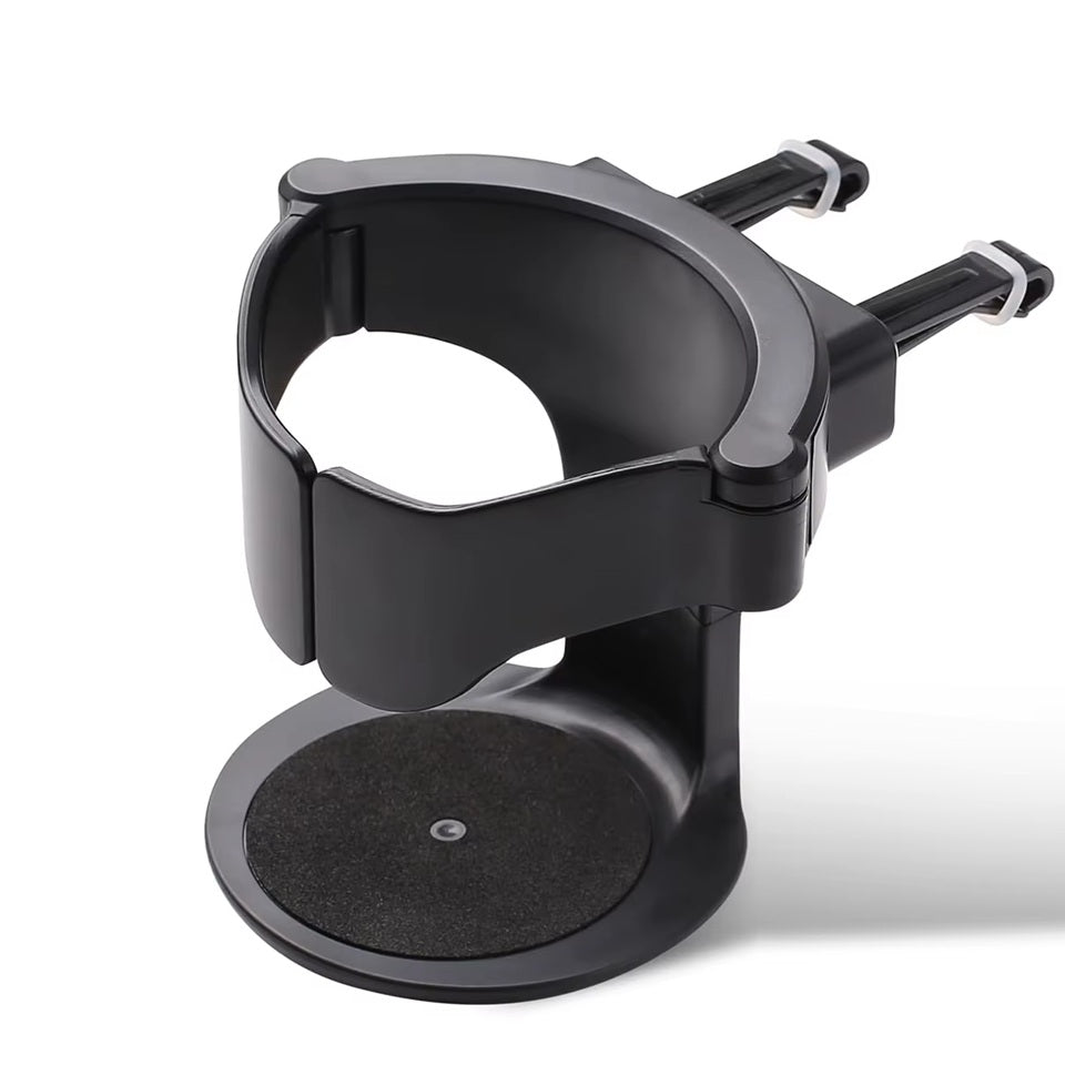 Universeller Getränkehalter fürs Auto – schwarz, kompakt, klappbar für Dosen und Flaschen