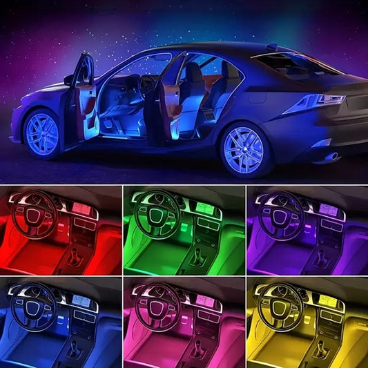 Mehrfarbige LED-Beleuchtung Auto – alle Farbvarianten im Überblick für stimmungsvolle Innenraum-Optik
