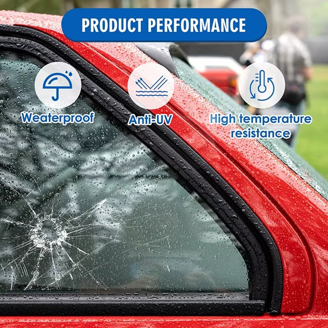Auto-Sticker Einschussloch – wetterfester Glas-Aufkleber mit UV-Schutz