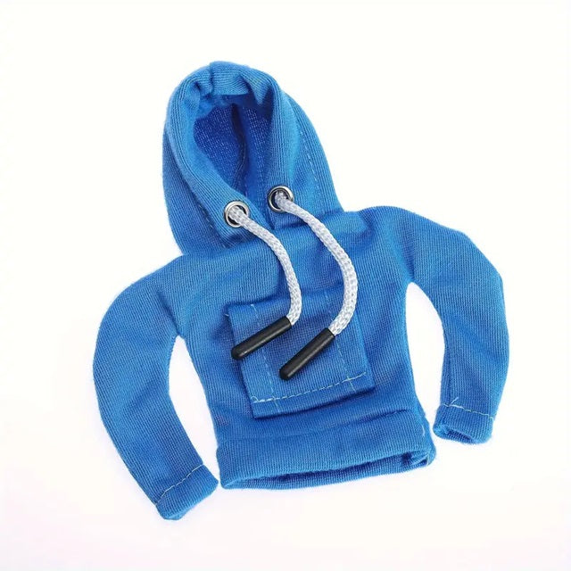 Auto Schaltknauf Hoodie in Blau – kuscheliger Plüsch-Überzug mit Style für dein Cockpit
