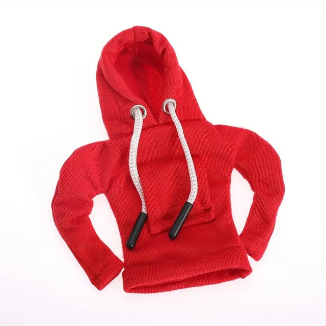 Auto Schaltknauf Hoodie in Rot – witziger Plüsch-Stoff als Eyecatcher fürs Interieur