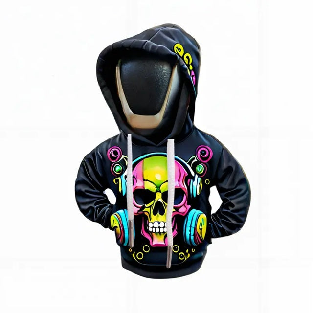 CYBERPUNK Hoodie für Schaltknauf – leuchtender Auto-Überzug im grellen Tuning-Look