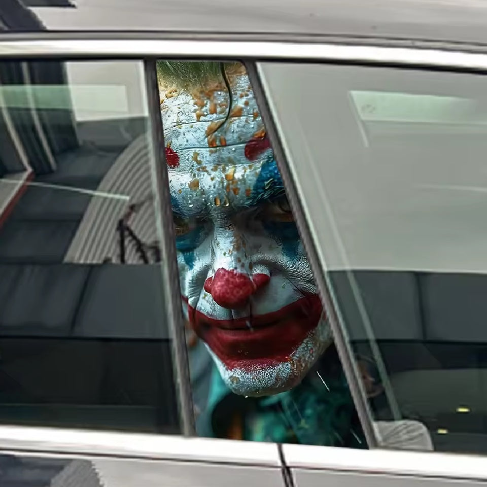 Joker B-Säulen Sticker fürs Auto – frecher Comic-Stil mit Kultfaktor für Seitentüren und Scheiben