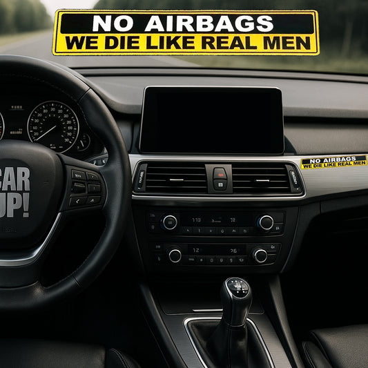 Tuning Sticker NO AIRBAGS – frecher Aufkleber fürs Auto kaufen Schweiz