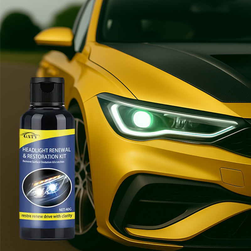 Scheinwerfer Politur Set – Reinigungs- und Poliermittel für matte Scheinwerfer inklusive Schwamm, jetzt kaufen in der Schweiz