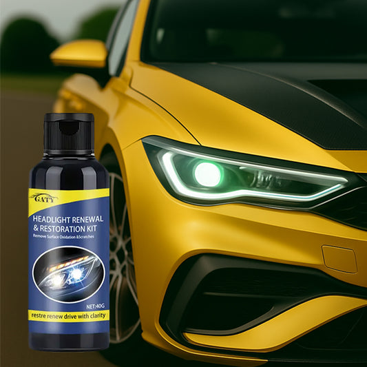 Scheinwerfer Politur Set – Reinigungs- und Poliermittel für matte Scheinwerfer inklusive Schwamm, jetzt kaufen in der Schweiz