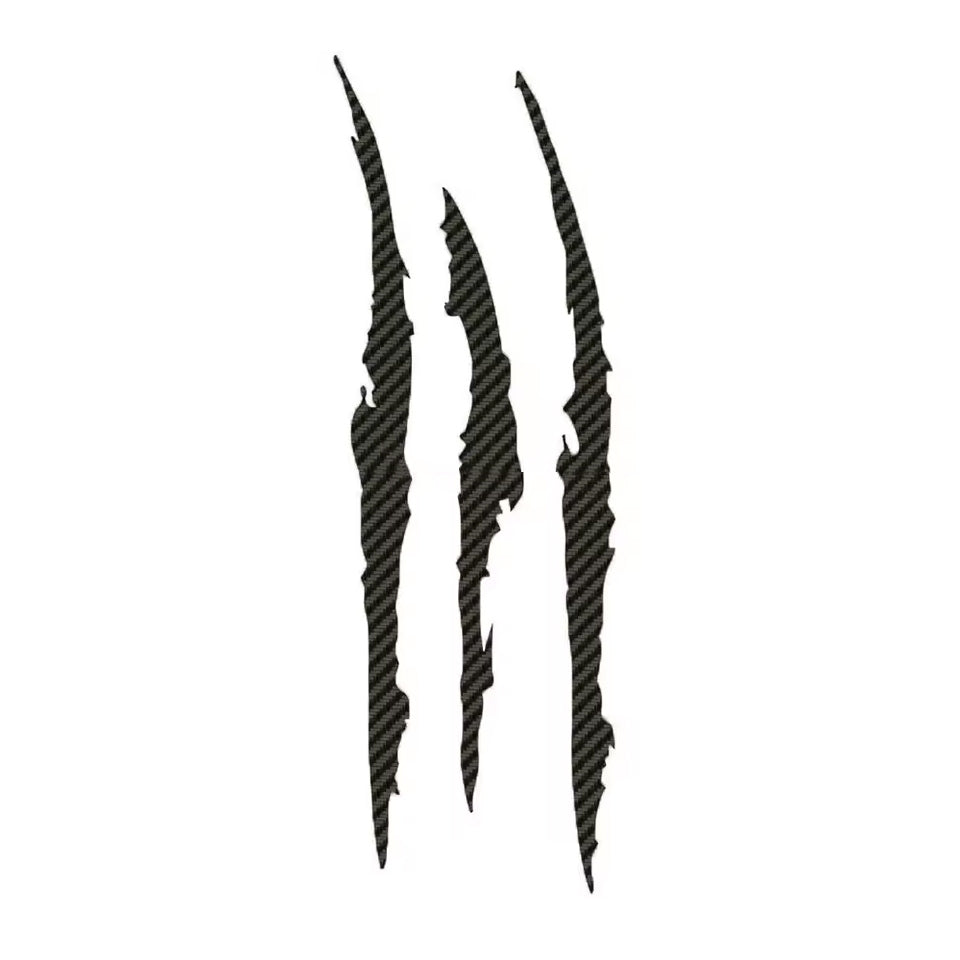 Carbon Auto-Sticker im Kratzer-Design