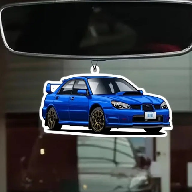 Auto-Duftbaum im Subaru Impreza Design – auffälliger Lufterfrischer für Tuning-Fans und JDM-Liebhaber