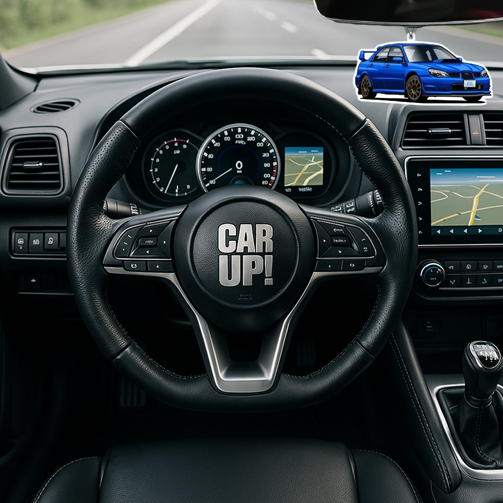 Subaru Impreza Duftbaum am Rückspiegel – kultiger Auto-Lufterfrischer mit starkem Duft fürs Cockpit