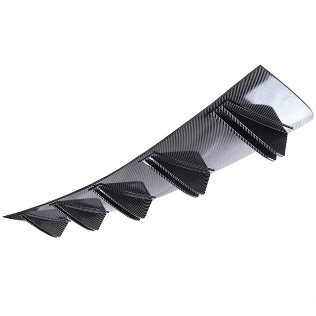 Heckdiffusor im Shark-Design – aggressive Optik in Carbon-Look für sportliches Auto-Tuning