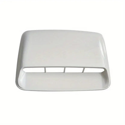 Universal Lufthutze weiss für Motorhaube Dekoratives Tuning Produkt für Auto 